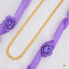 Mini Dual Heart Nawabi gold plated chain For Man