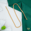 Mini Rings with Drop Nawabi gold plated chain For Man 