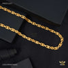 New Thin Leaf Lotus gold plated chain For Man