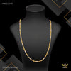 New Thin Pipe with AD gold plated chain For Man - FMGC1240