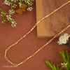 New Thin Pipe with AD gold plated chain For Man - FMGC1240