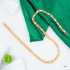 One by One Dimond cut Nawabi gold plated chain For Man -