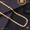 One by One Dimond cut Nawabi gold plated chain For Man -