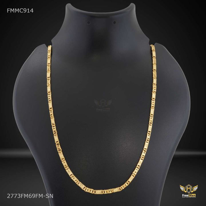 One by One Dual Arrow Nawabi Chain for Man - FMMC914 – Freemen®