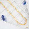 One by One Fish cut Nawabi Gold plated Chain 