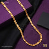 One by One Round cut gold plated chain For Man