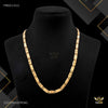 One by One Round cut Nawabi gold plated chain For Man