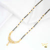 One line Designer AD Leaf mangalsutra for women