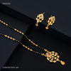 One Line Drop cut with AD Golden Mangalsutra for women