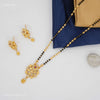 One Line Drop cut with AD Golden Mangalsutra for women