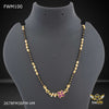 Pink AD mangalsutra for women