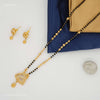 One Line Triangle S cut Golden Mangalsutra for women