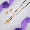 One Line Triangle S cut Golden Mangalsutra for women