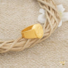 Owel X Cross 1gm Gold plated ring design for men