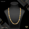 Pipe AD with L cut Pipe gold plated chain For Man