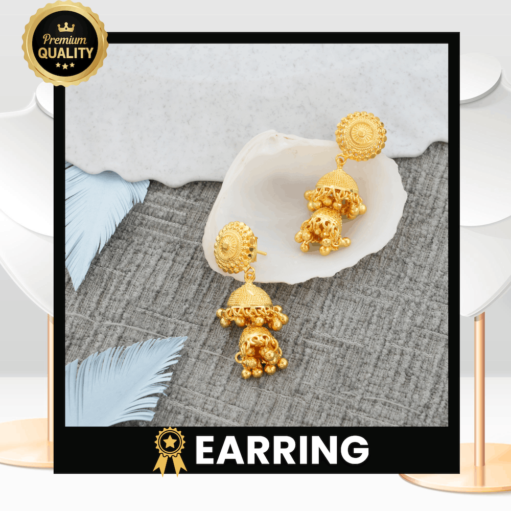 Buy Gold Plated Earrings for Girls and Women Online