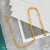 Ring to Ring Indo with AD Ball gold plated Chain