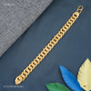 Round Dot Pokel Gold Plated Braceletfor Men 