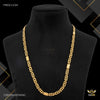 Round Dual Drop cut Nawabi gold plated chain For Man 