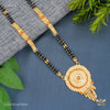 Round Star Cut Golden Mangalsutra for women