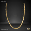 Round X cut with Heart Lock Chain for Man