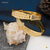 Royal Crest Rhodium Bangles For Women 