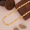 S cut Divide Shini Nawabi gold plated chain For Man - FMGC1228