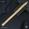 Shini AD Box with Lion Gold Plated Braceletfor Men