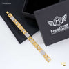 Shini AD Box with Lion Gold Plated Braceletfor Men
