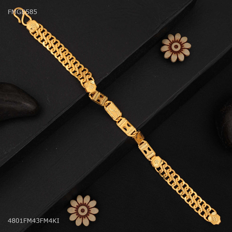 Shini Atti with Dual D cut Nawabi Bracelet For Men - FMGB585
