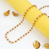 Shini Brown Golden Rudraksha mala 