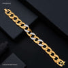 Shini Poka AD Gold Plated Braceletfor Men