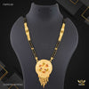 Shini Round Mini Flower Golden Mangalsutra for women 