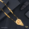 Shini Round Mini Flower Golden Mangalsutra for women 