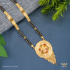 Shini Round Mini Flower Golden Mangalsutra for women 