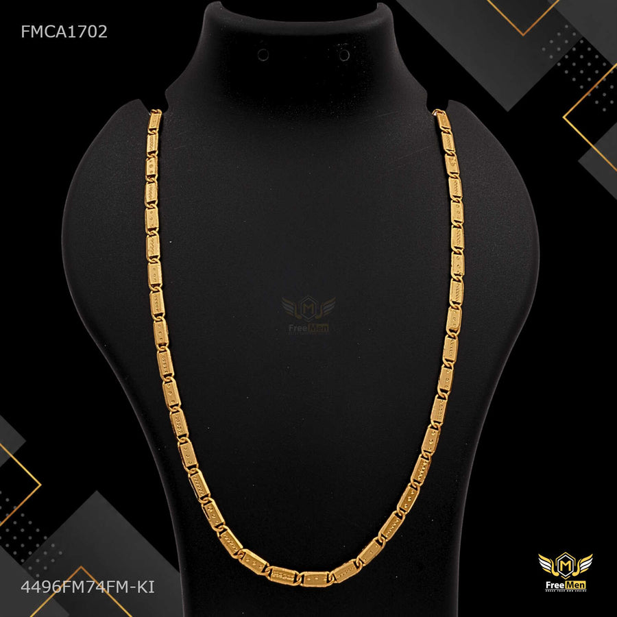Shini Thin Plan Nawabi Chain for Man - FMCA1702