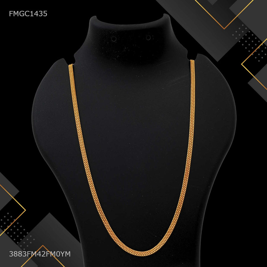 Shini Three Line Milan gold plated chain For Man - FMGC1435