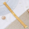 Squar AD Box Jaguar Gold Plated Braceletfor Men