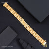 Squar AD Box Jaguar Gold Plated Braceletfor Men