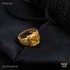Squar box with Yellow AD ring design for men