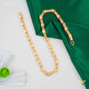 swastika with C cut Nawabi Gold plated Chain 