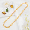 swastika with C cut Nawabi Gold plated Chain 