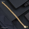 Thin Ring to Ring Dimonds Bracelet for Men