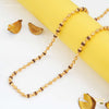 Three by Three Designer Golden Rudraksha mala