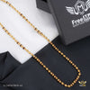 Three by Three Designer Golden Rudraksha mala