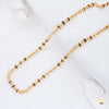 Three by Three Designer Golden Rudraksha mala