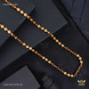 Three by Three Golden Ball Rudraksha mala