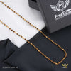 Three by Three with Golden Rudraksha mala