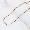 Three by Three with Golden Rudraksha mala