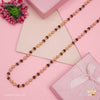 Two by Two Golden Ball Rudraksha mala - FMMRU1245
